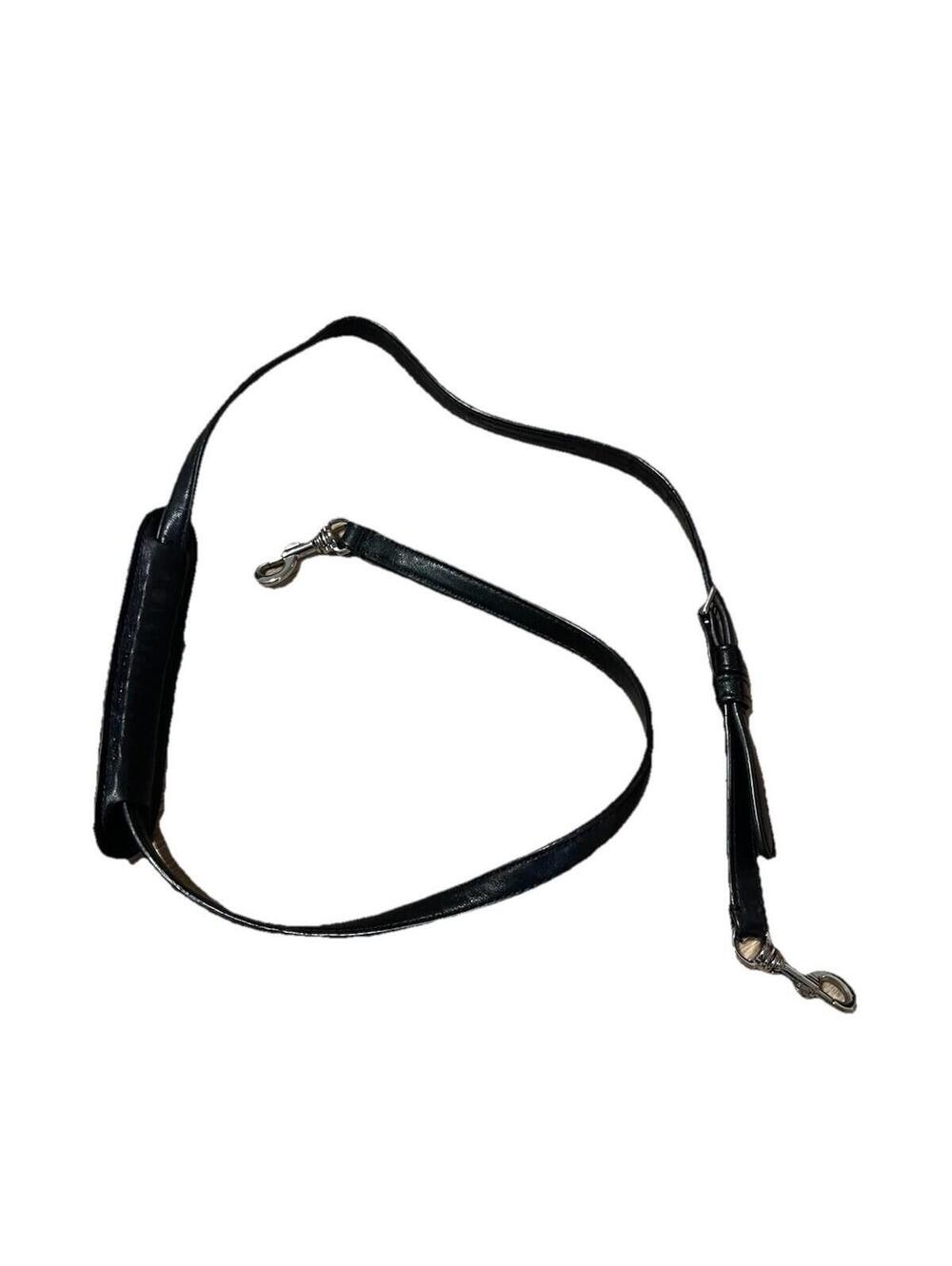 Vintage Coach Black Leather Shoulder Crossbody Messenger Replacement Strap H97